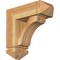 Ekena Millwork Legacy Arts and Crafts Rough Sawn Bracket w/ Offset Brace, Western Red Cedar, 6"W x 16"D x 16"H BKT0604X16X16LEC03RWR - alternate 1
